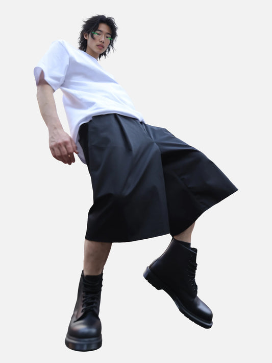 Shaka Bermuda Shorts - Black - Pre-order-1